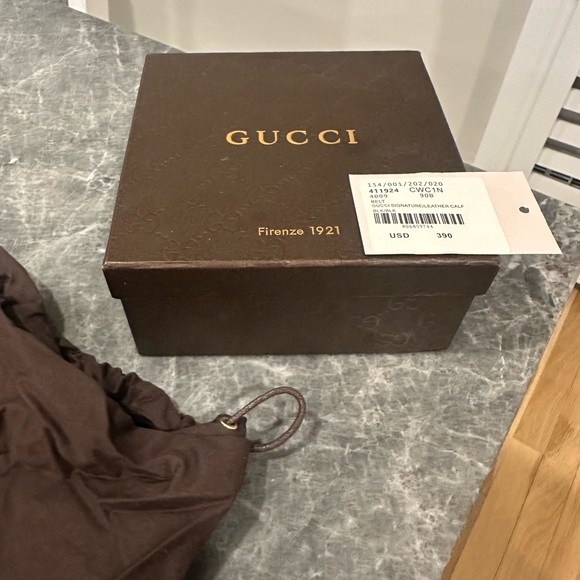 Gucci Black Unisex Big GG Buckle - Picture 8 of 8